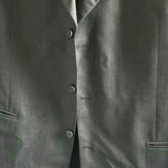 Men's Louis Roth Suit Jacket | 42L Suit Jacket | 42L | Dark Gray Suit Jacket - Picture 3 of 10